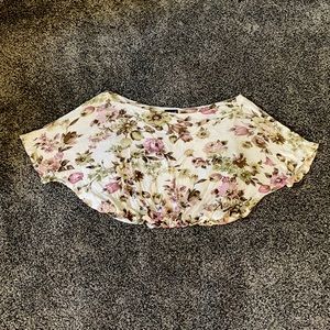 Wet Seal Floral Crop Top